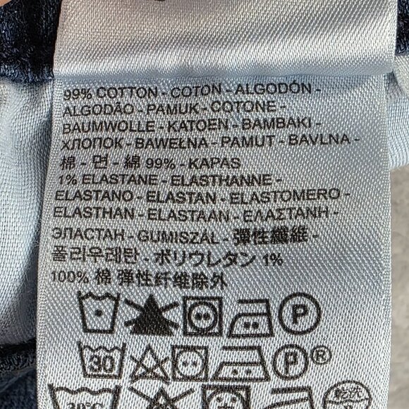 Womens Levi's Blue Denim Shorts Mid Rise 4" Inseam Med Wash Cotton Stretch 12 - Picture 4 of 12